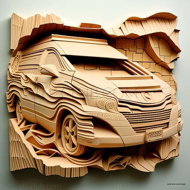 3D мадэль Toyota Alphard (STL)
